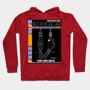 Computer Readout Showing Disruptor Weapon Hoodie